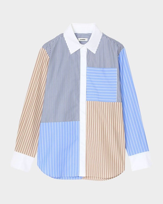 Champs Multi-Striped Button-Front Shirt